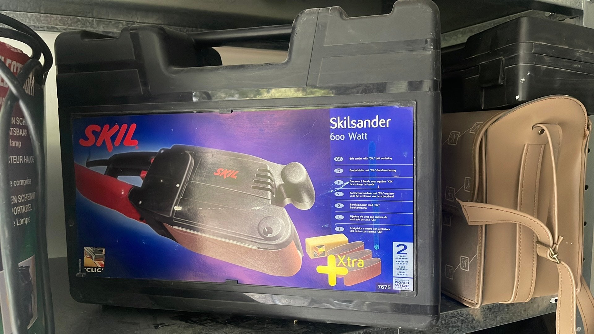 Ponceuse à bande SKIL Skilsander 600W – Avec mallette, Enlèvement, Ponceuse à bande