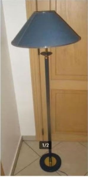 Leuke Retro Staande Lamp met kap, Ophalen, Huis en Inrichting