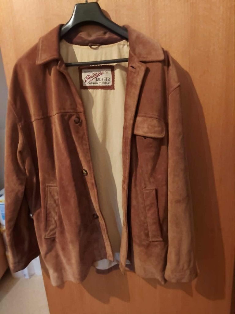 Veste en cuir de veau, Kleding | Dames, Jassen | Winter, Bellerose, Bruin, Verzenden, Maat 46/48 (XL) of groter