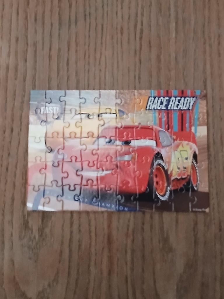Disney Pixar Cars 3 puzzel 50 stukjes – Lightning McQueen, Kinderen en Baby's, Speelgoed | Kinderpuzzels, Zo goed als nieuw, 4 tot 6 jaar