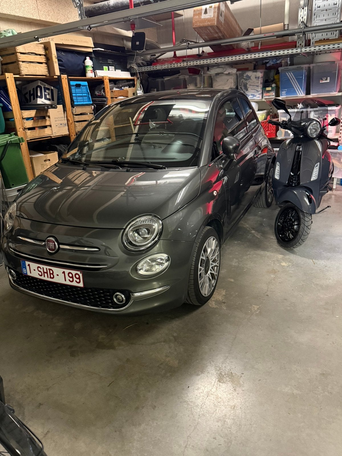 Zeer mooi Fiat 500 zeer weinig km en van eerste eigenaar, Auto's, Leder en Stof, Overige kleuren, Handgeschakeld, Particulier