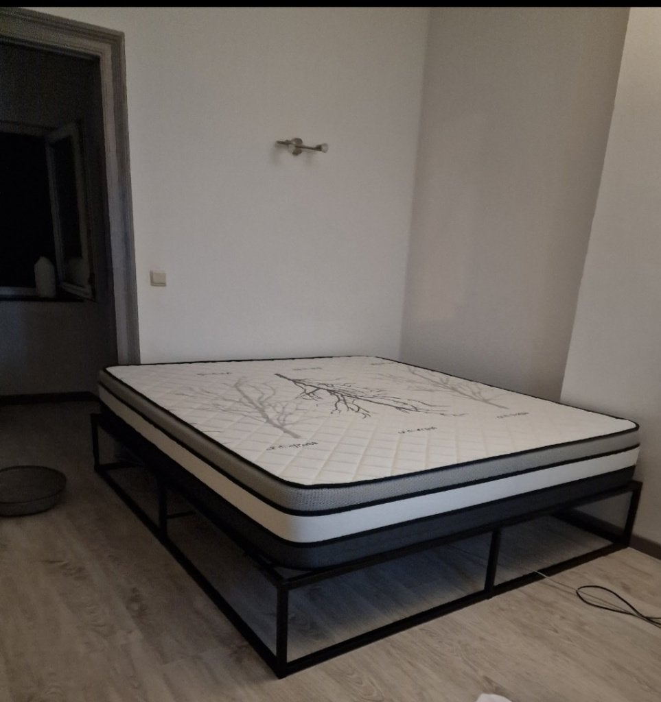 LIT EN METAL - POSSIBILITE AVEC MATELAS, Kinderen en Baby's, Kinderkamer | Bedden, Zo goed als nieuw, 180 cm of meer, 100 cm of meer