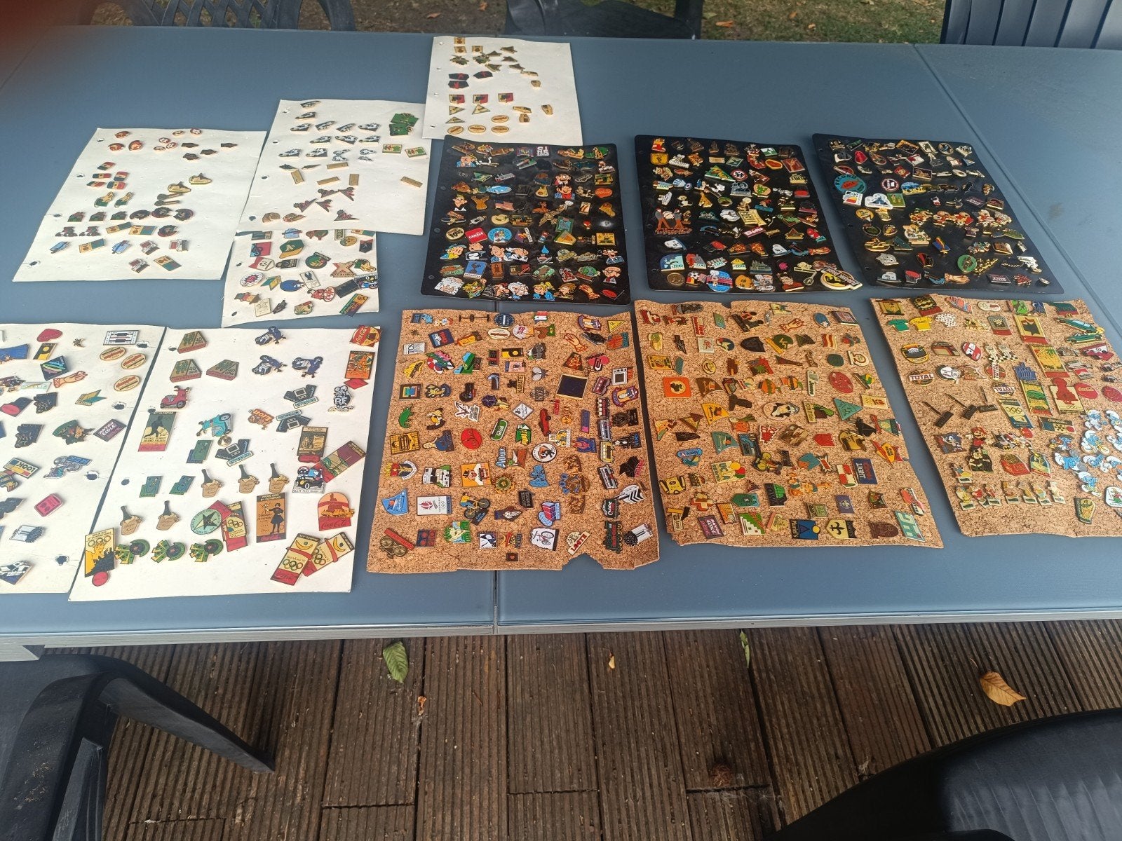 lot de pin's, Ophalen