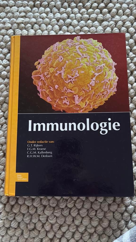 Immunologie, Ophalen of Verzenden