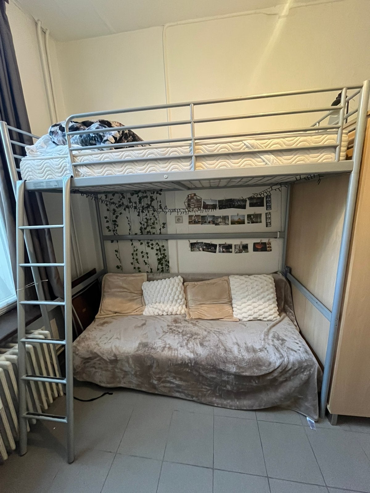 Bed - hoogslaper (IKEA), Ophalen, Zo goed als nieuw, Hoogslaper