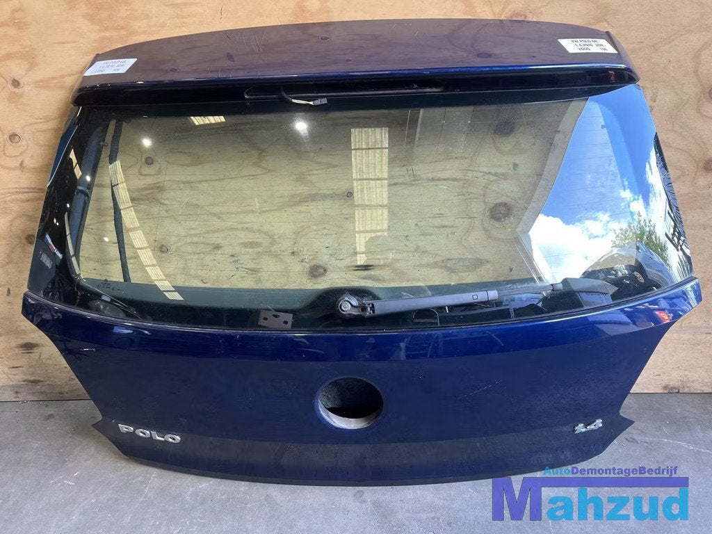 VW POLO 6R Blauw LD5Q Achterklep 2009-2016, Auto-onderdelen, Carrosserie, Deur, Volkswagen, Achter, Gebruikt
