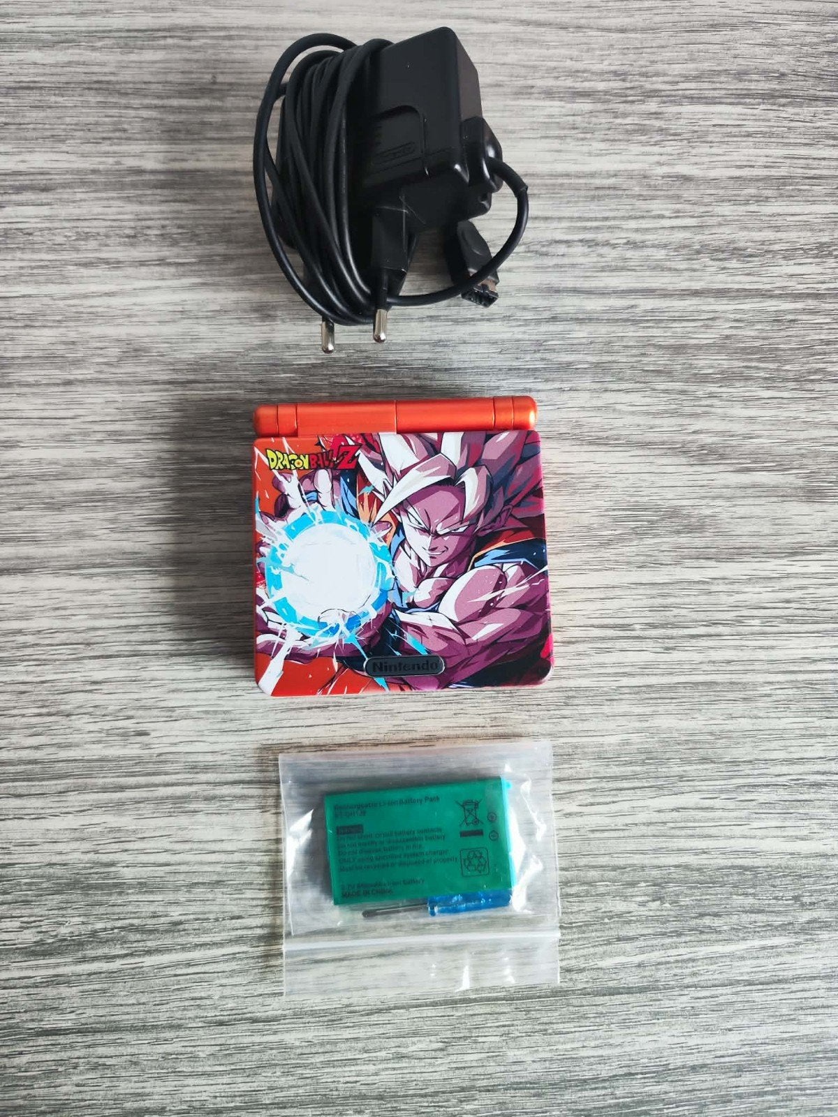 Game Boy Advance SP IPS V5 backlight Dragon Ball Z Edition, Games en Spelcomputers, Games | Nintendo Game Boy, Ophalen of Verzenden