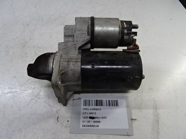 DÉMARREUR Opel Corsa D (01-2006/12-2014) (55578921), Autos : Pièces & Accessoires, Opel, Opel Automobile GmbH, Utilisé, Kontakt-opel@opel.com
