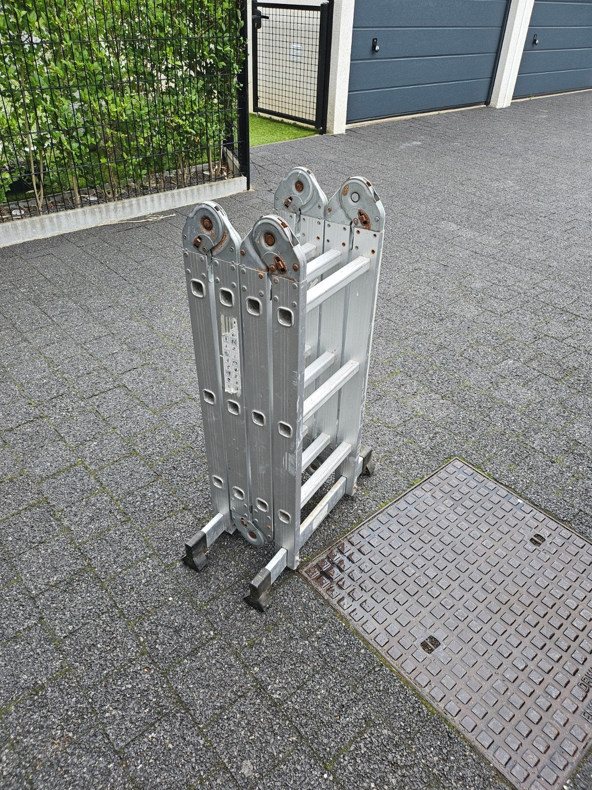 plooiladder, Doe-het-zelf en Bouw, Ophalen, Gebruikt