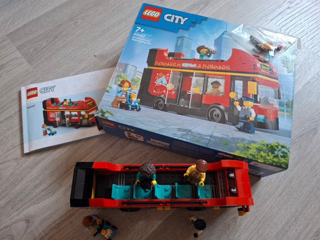 LEGO City 60407 Touristic Red Double Decker, Enfants & Bébés, Jouets | Duplo & Lego, City, Lego, Ensemble complet, Enlèvement