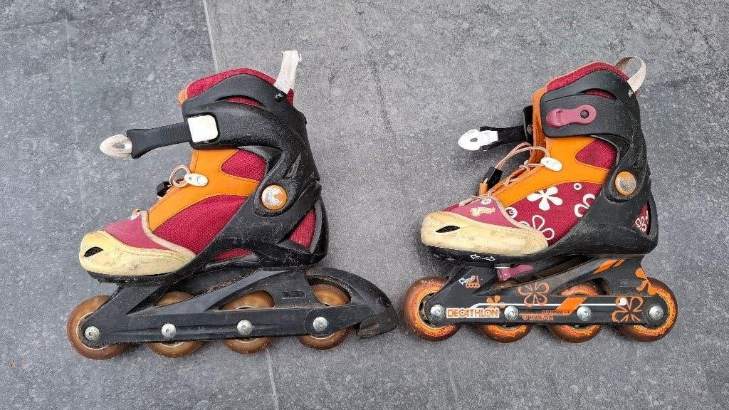 Skeelers maat 34 - 36, Sport en Fitness, Skeelers, Kinderen, Inline skates 4 wielen, Ophalen, Overige merken