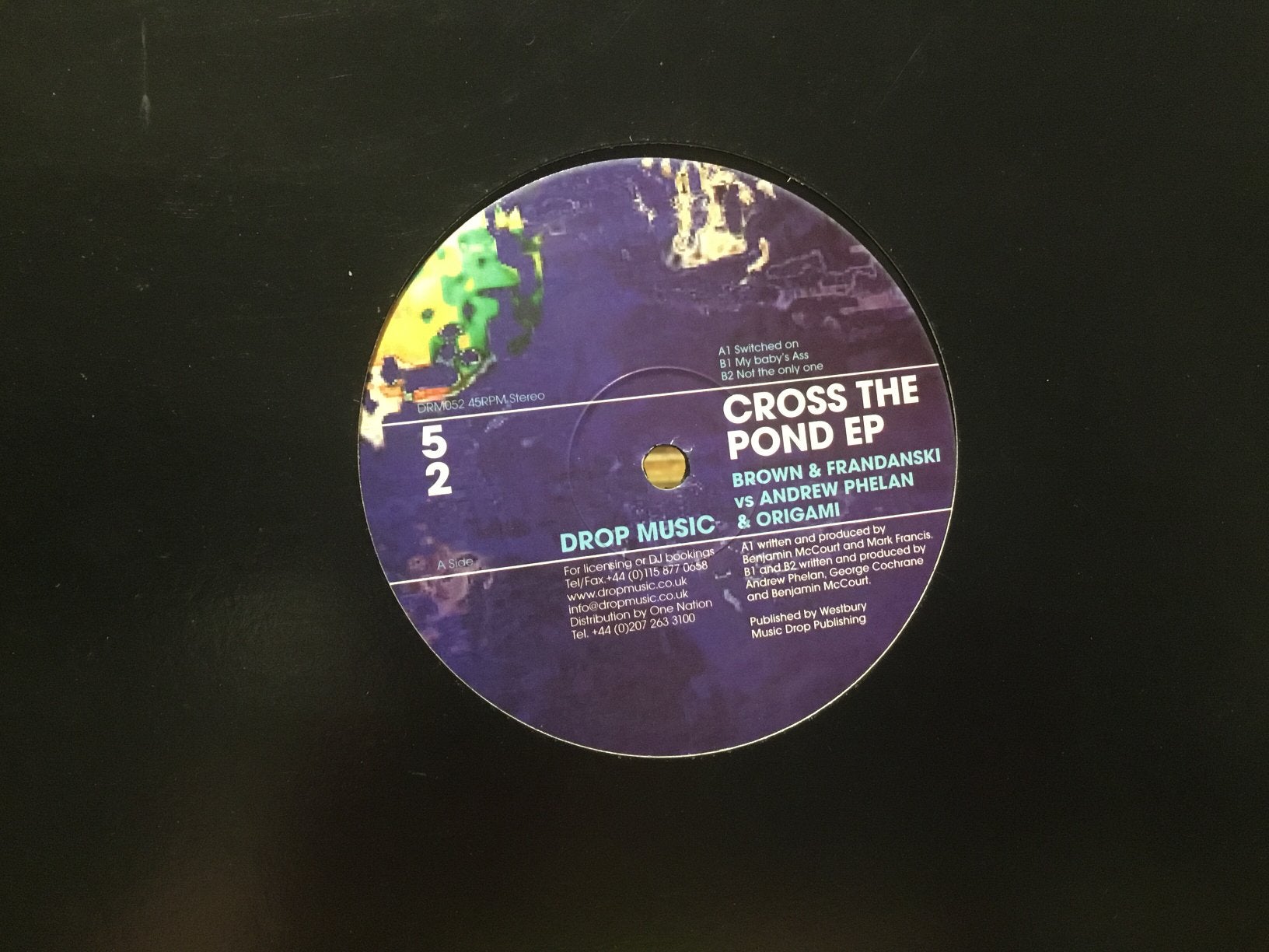Brown, Frandanski. Cross The Pond EP, Ophalen of Verzenden, Zo goed als nieuw, EP