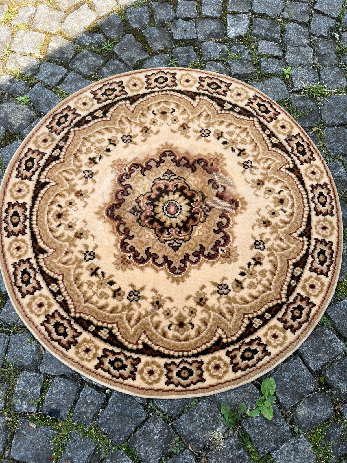 Tapijt 80cm diameter, Ophalen, Gebruikt, Rond