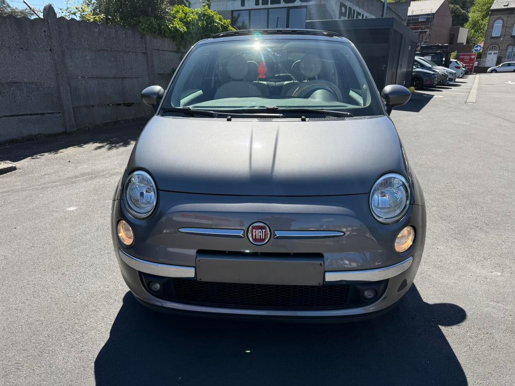 Fiat 500 benzine jaar 2013 klaar geregistreerd, Auto's, Voorwielaandrijving, 1242 cc, 4 cilinders, Leder en Stof