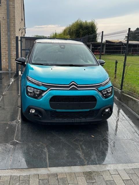 Citroen C3 * 1.2 Pure Tech 110pk * AUTOMAAT, Auto's, Citroën, Automaat, Stof, 1199 cc, Blauw