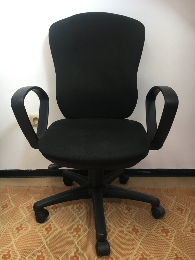 Bureaustoel, Huis en Inrichting, Bureaustoelen, Ophalen, Gaming bureaustoel, Zwart, Zo goed als nieuw