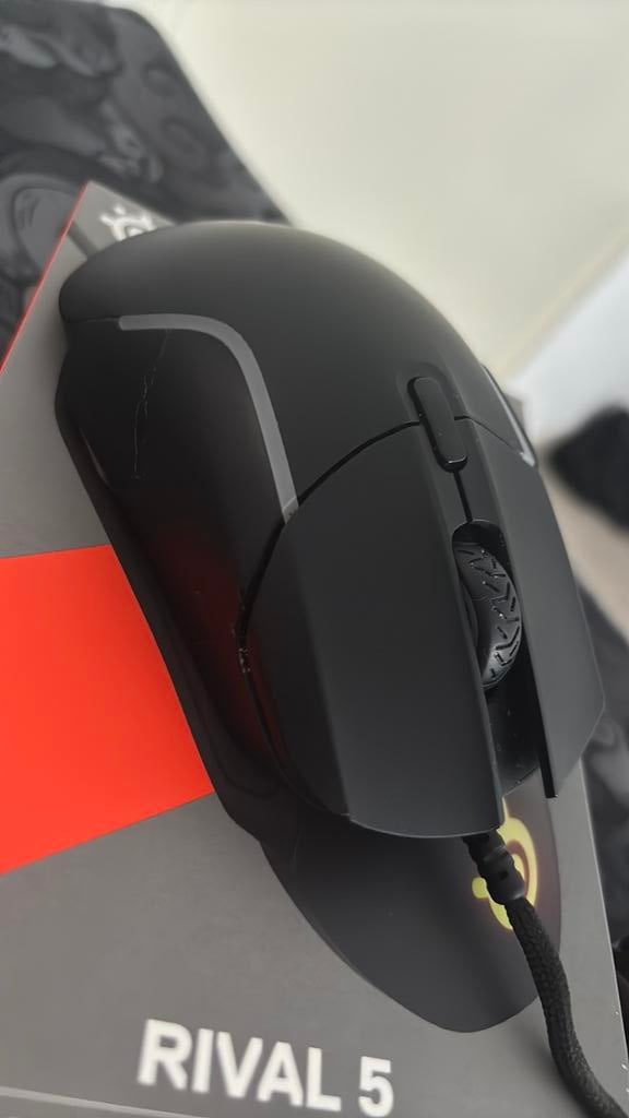 Steelseries rival 5 mouse, Souris, Enlèvement ou Envoi, Utilisé, Droitier