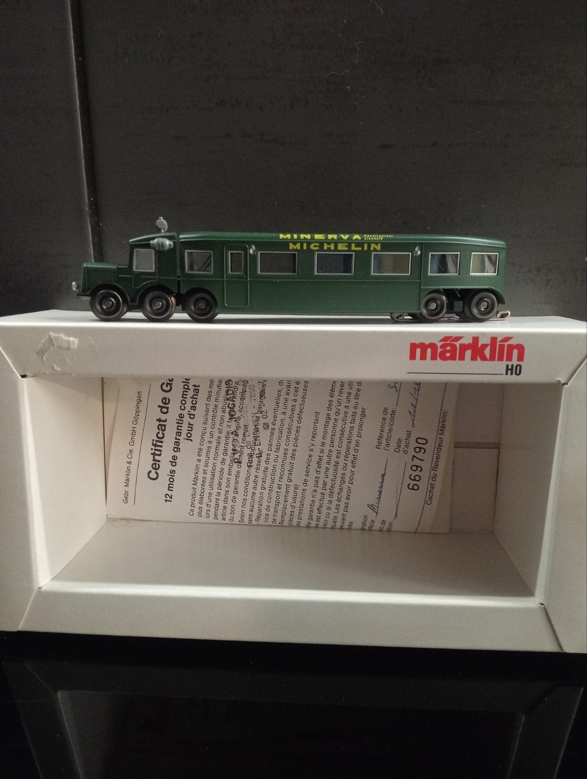 autorails Minerva Micheline SNCB 1/87 ho, Analogique, Courant alternatif, Comme neuf, Enlèvement