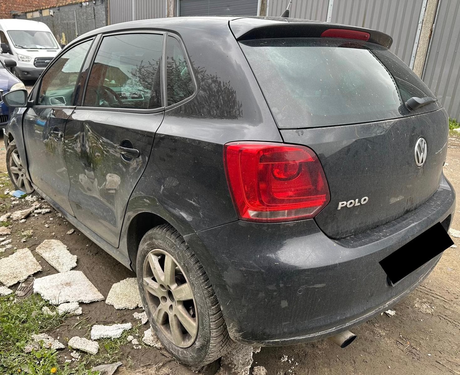 Vw Polo 1.6TDI 2011 Euro5 200.000 km climat 2 sleutelwielen, Voorwielaandrijving, Euro 5, Stof, Zwart