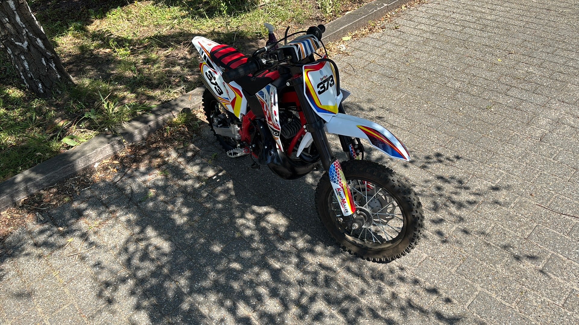Crossmotor 49cc, Fietsen en Brommers, Brommers | Crossbrommers, Ophalen, Zo goed als nieuw, 49 cc