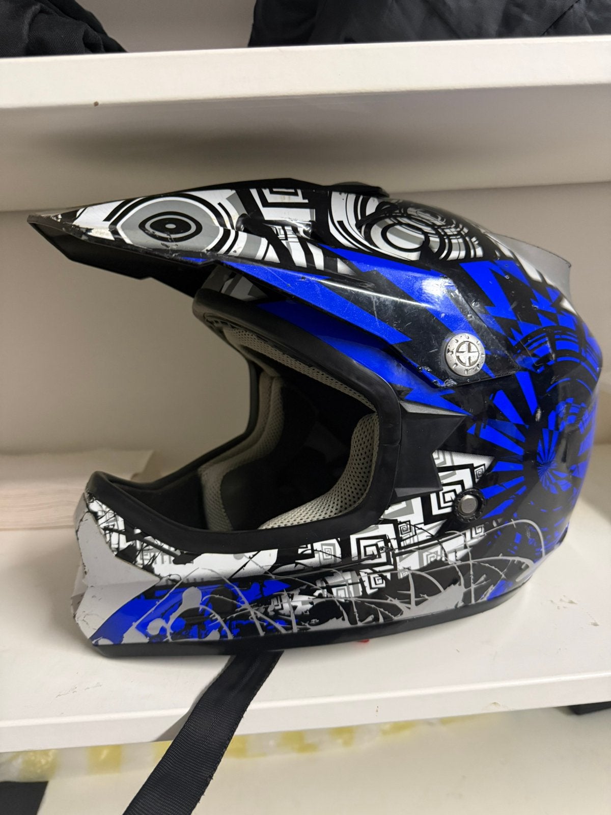 Casque moto cross Taille L enfant, Enlèvement, L