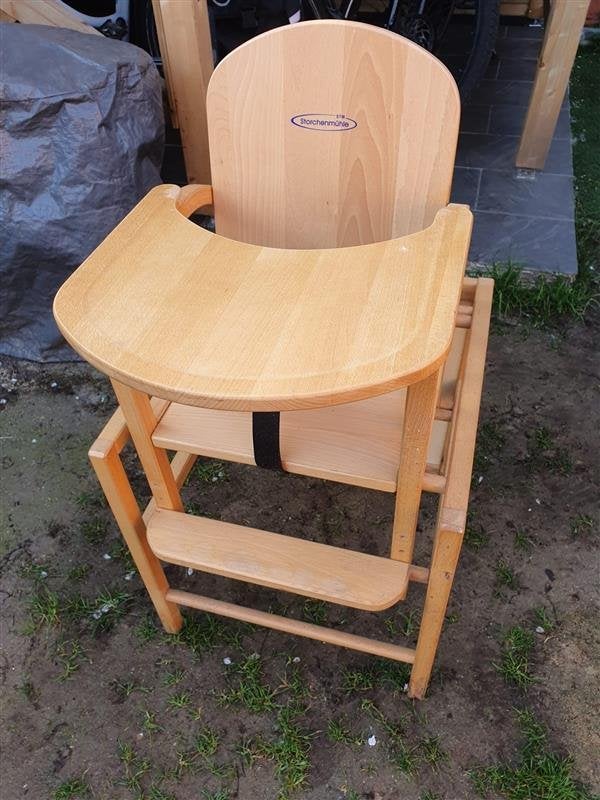 Baby tafel houten - eetstoel, Ophalen, Zo goed als nieuw