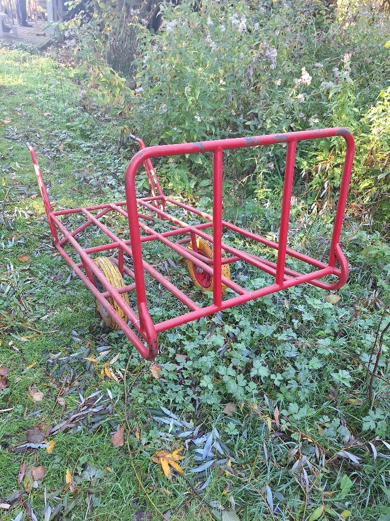 Ramenwagen stootkar strokruiwagen, Ophalen, Gebruikt, Handmatig, Tweewielig