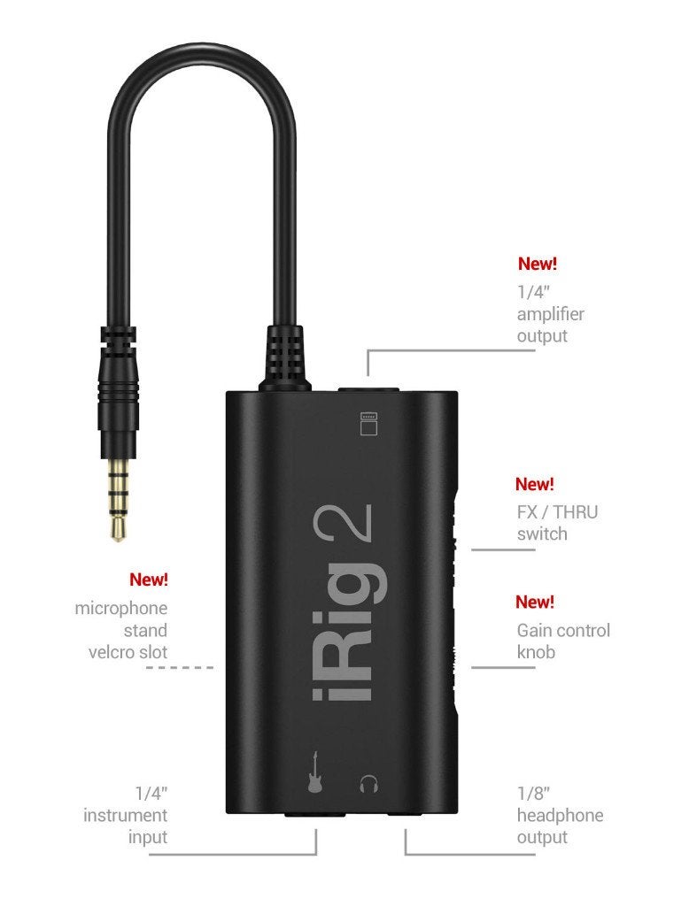iRig 2 Guitar interface, Muziek en Instrumenten, Midi-apparatuur, Zo goed als nieuw, Ophalen of Verzenden