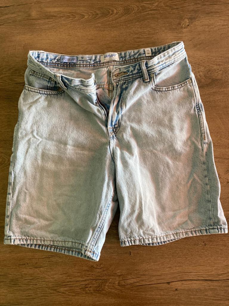 jeans short - jack&jones URBAN - loose fit - maat 170/15y l, Kleding | Heren, Verzenden, Gedragen, Blauw