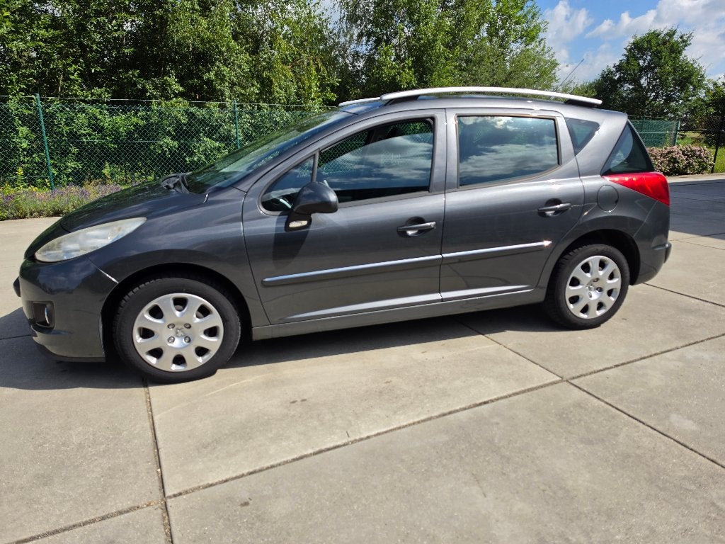 Peugeot 207 SW 1.6i Automaat Airco, Pano + Garantie, Autos, Achat, Entreprise, Noir, Automatique