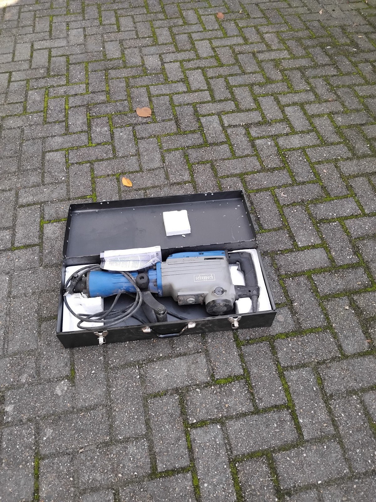 scheppach breekhamer, Ophalen