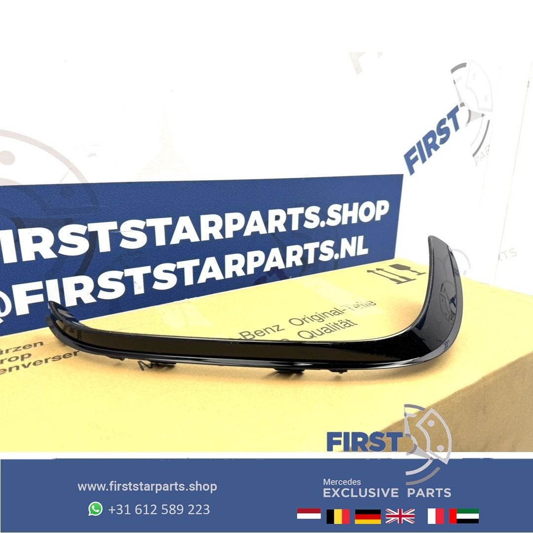 W213 E63 AMG VOORBUMPER AERO SPLITTER LINKS of RECHTS 2016-2, Gebruikt, Voor, Ophalen of Verzenden, -