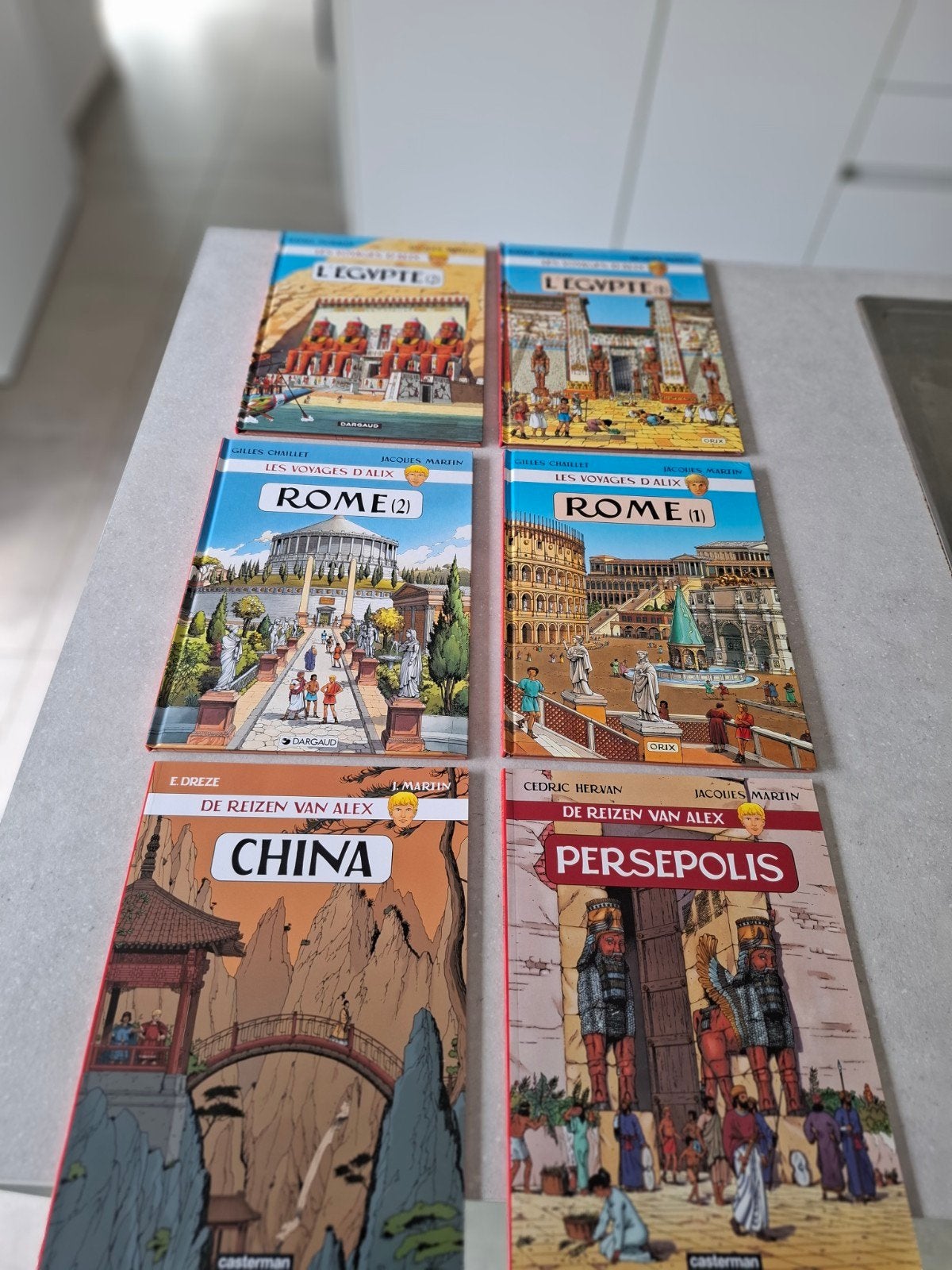 De reizen van Alex, Boeken, Stripverhalen, Ophalen