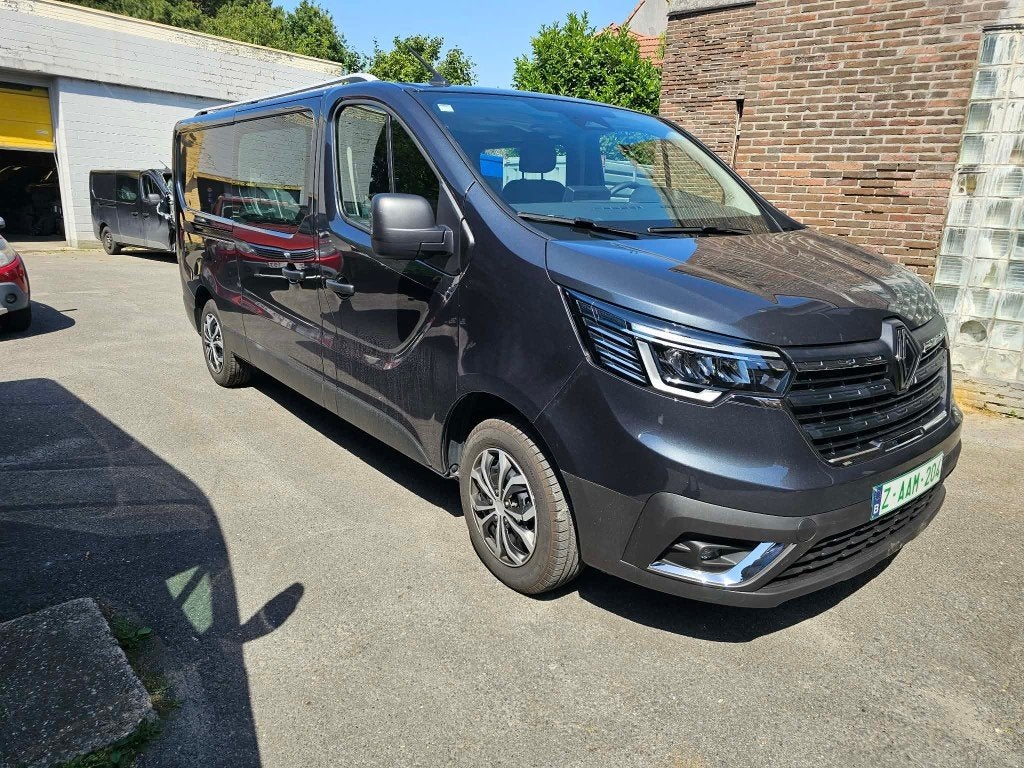 renault trafic 2.0 automaat dubbele cabine 5 zit, Auto's, Renault, Particulier, Trafic, ABS, Achteruitrijcamera, Airbags, Airconditioning