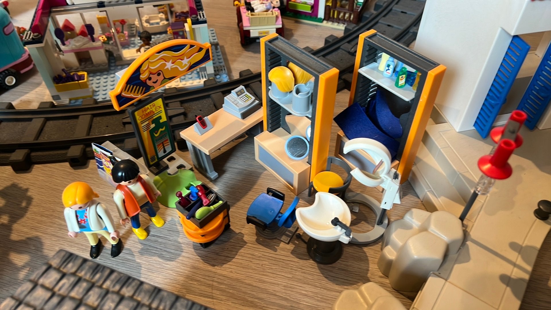 Kapperzaak Playmobil, Kinderen en Baby's, Ophalen, Complete set, Overige typen, Zo goed als nieuw