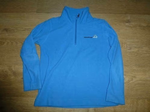 blauwe fleece ski trui Mountain Peak maat 116, Sport en Fitness, Skiën en Langlaufen, Ophalen of Verzenden, Gebruikt, Ski, Kleding