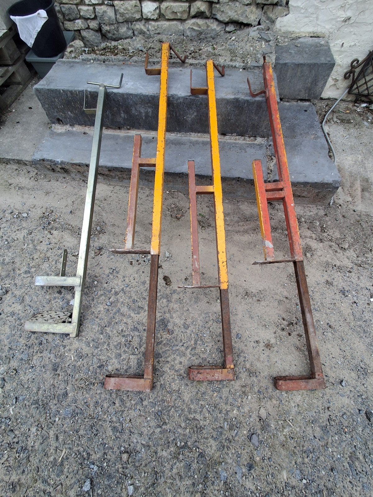 Garde corps de chantier, Enlèvement