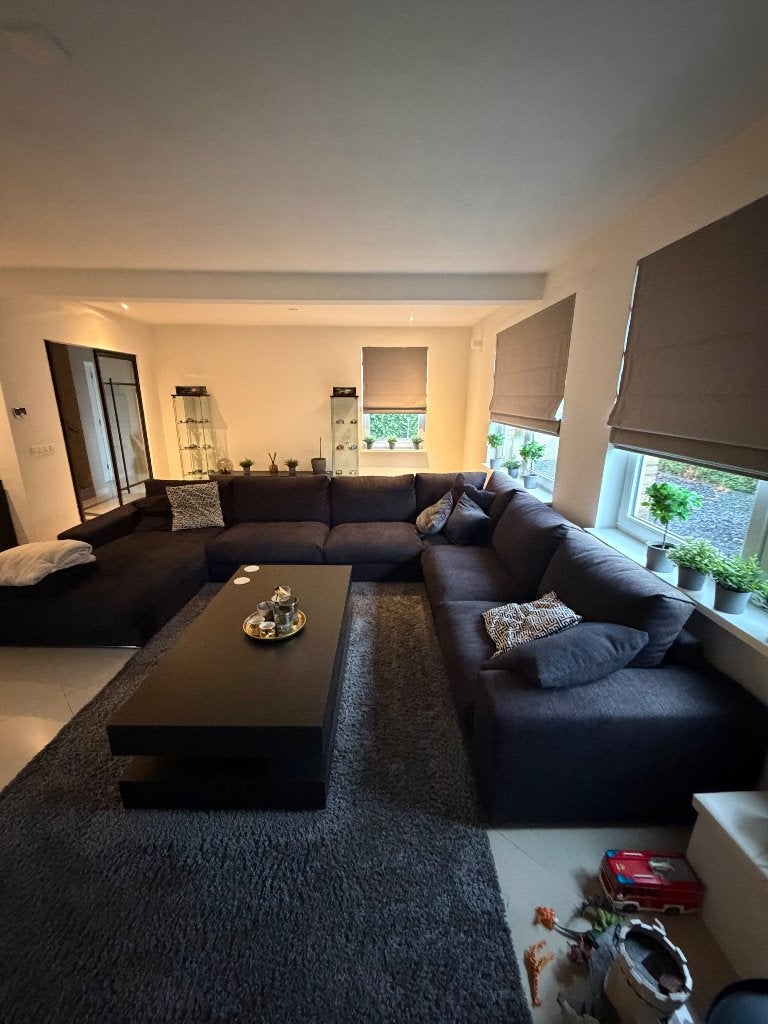 Canapé d'angle Goossens Salvador avec chaise longue., 300 cm ou plus, Quatre personnes ou plus, Enlèvement, Utilisé