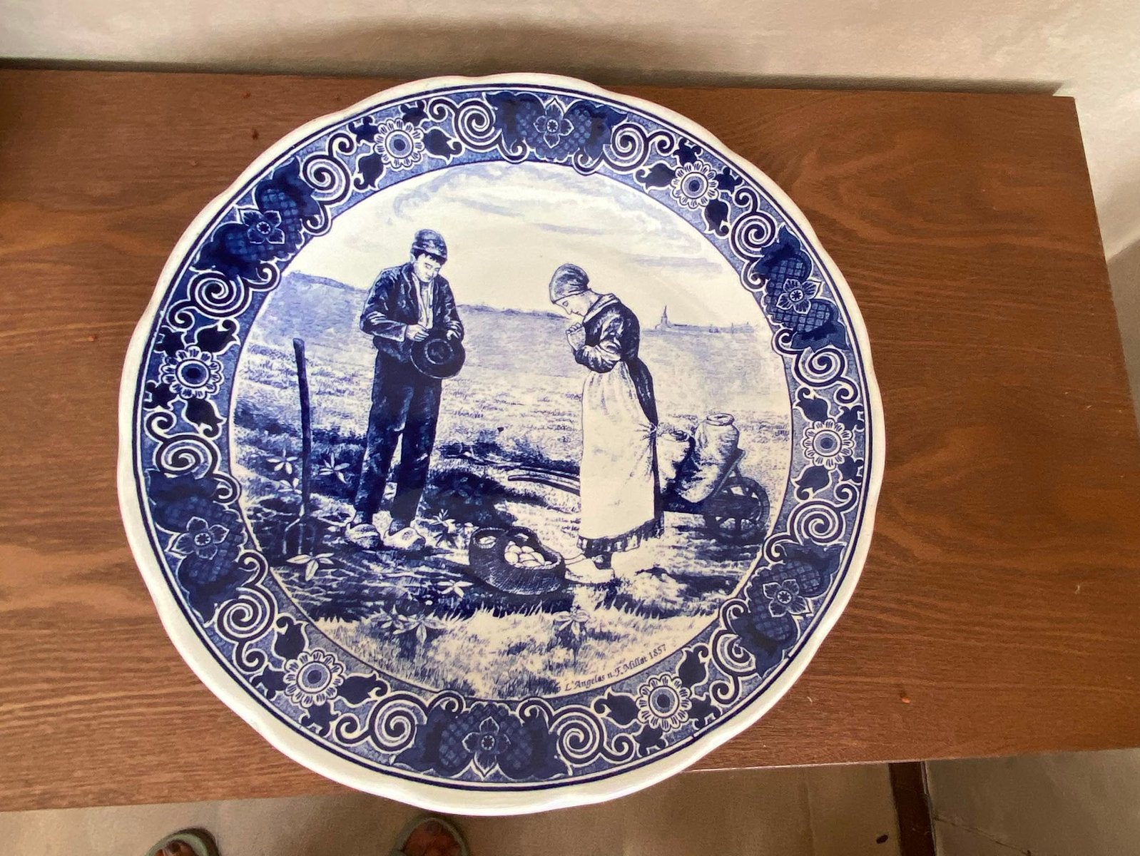 Delfts blauw bord, Ophalen of Verzenden