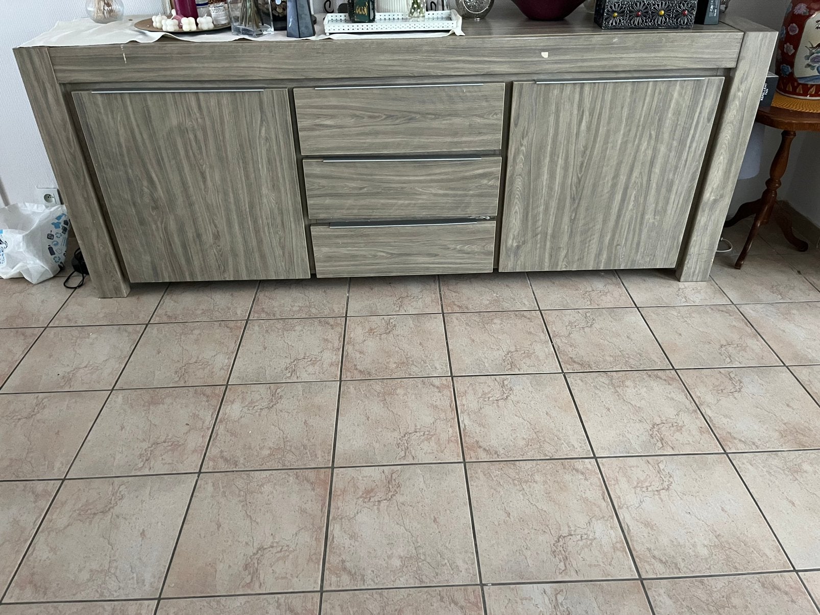 Moderne dressoir ou vitrine de salon, Maison & Meubles, Enlèvement, Comme neuf