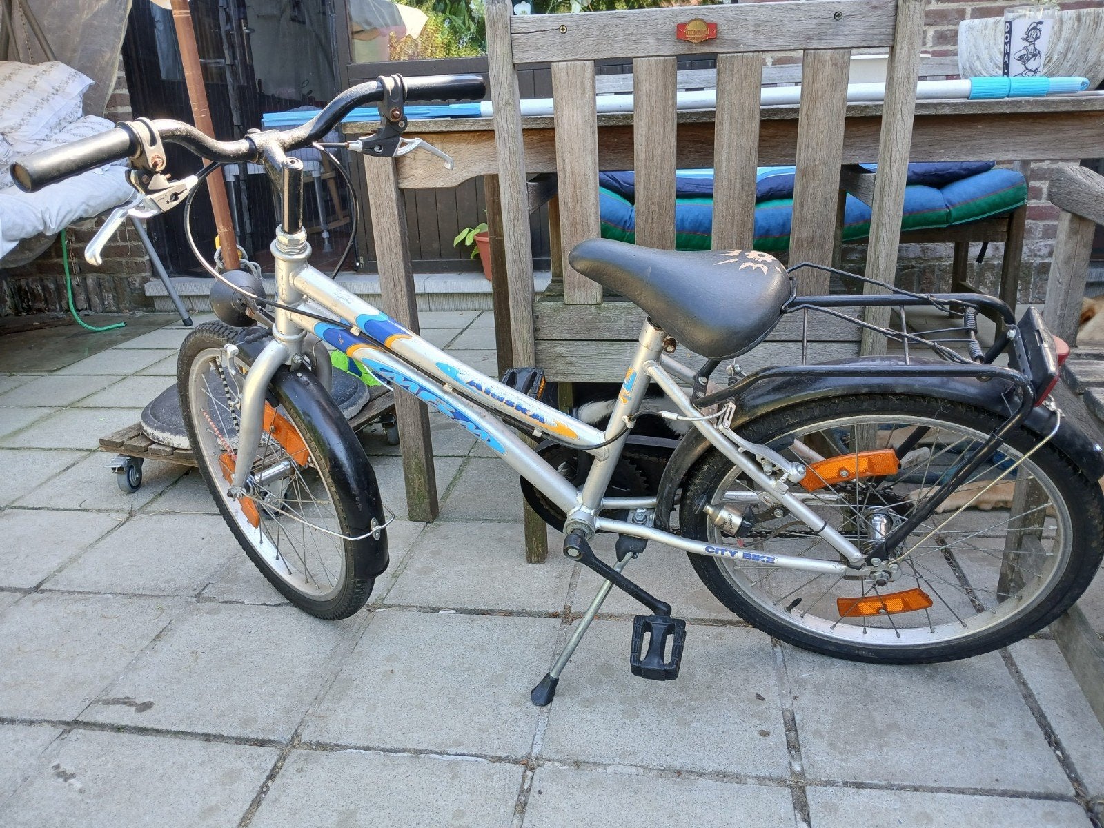 Kinderfiets MBM 20 inch, Ophalen, 20 inch of meer, Gebruikt, Velgrem