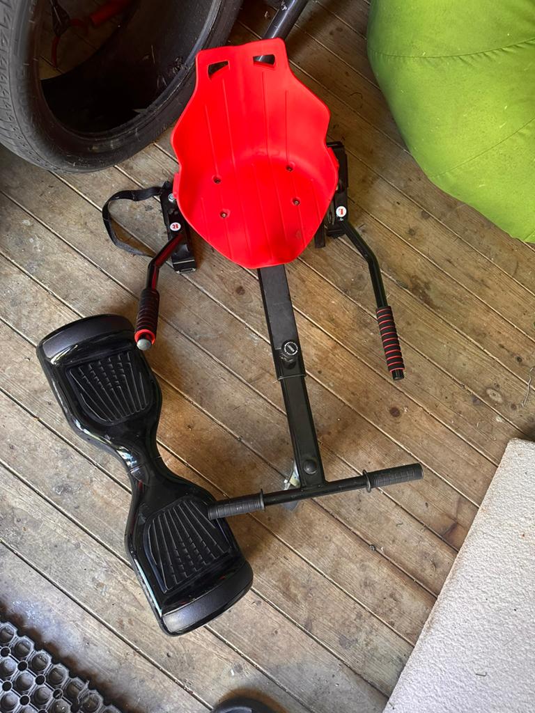 Hooverboard met bijpassende kart zitje, Enlèvement, Utilisé
