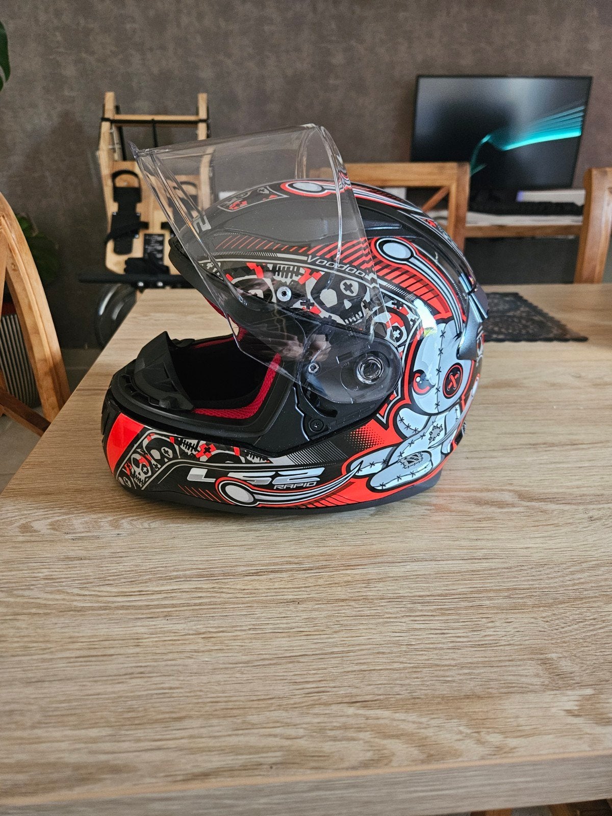 Motorhelm voor kinderen. LS2, Motoren, Ophalen, S, Kinderen