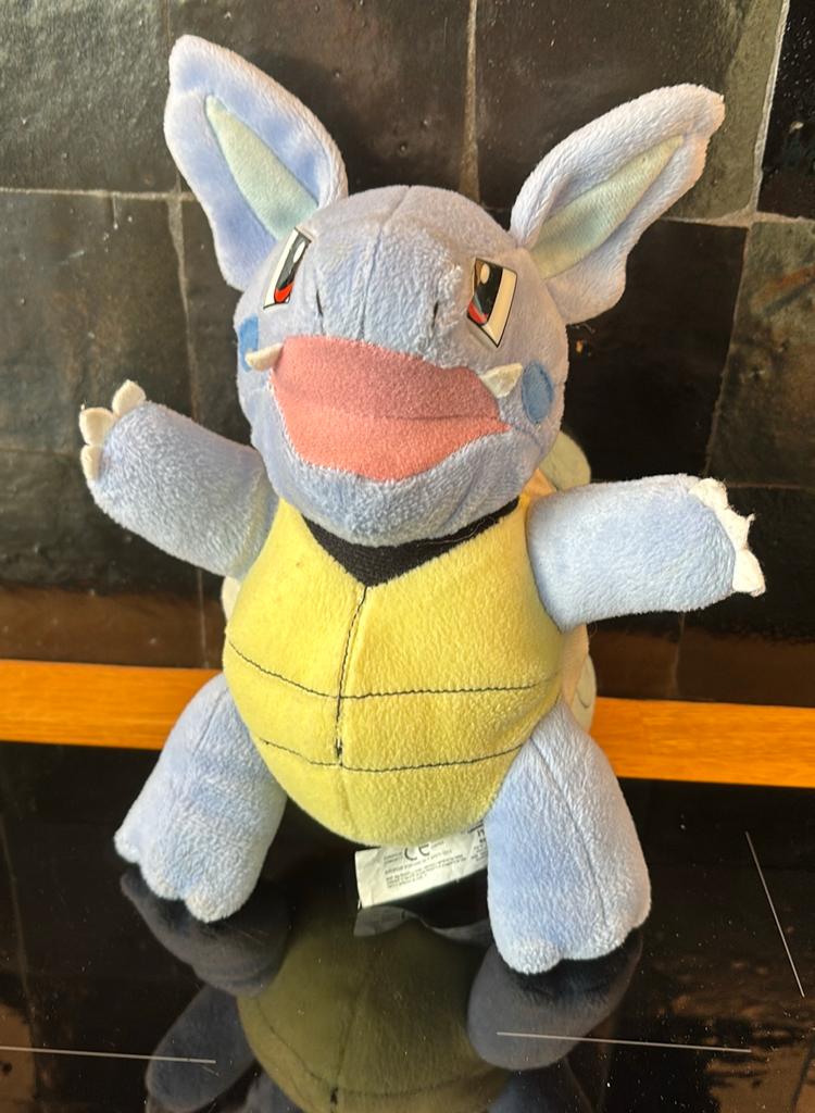 Vintage Official Pokémon Wartortle Plush 2000 Nintendo, Pokémon, Enlèvement ou Envoi, Utilisé, Nintendo