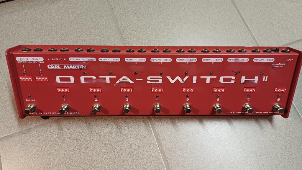 Carl Martin Octa Switch MK2, Muziek en Instrumenten, Ophalen of Verzenden, Gebruikt