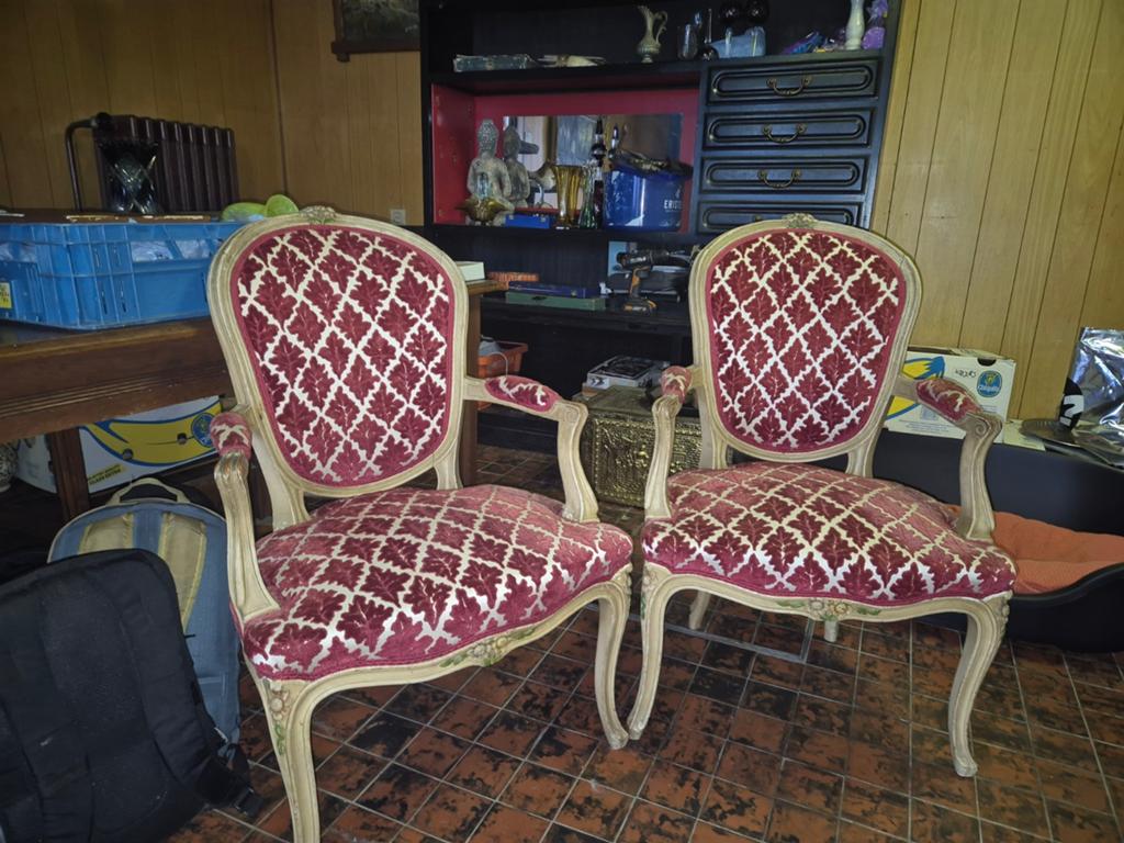 Antieke Louis/lodewijk xv stijl stoelen, Antiek en Kunst, Ophalen