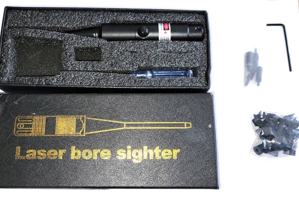 Laser bore sighter, nauwkeurig afstellen. Richtinstrument, Doe-het-zelf en Bouw, Gereedschap | Lasapparaten, Ophalen of Verzenden