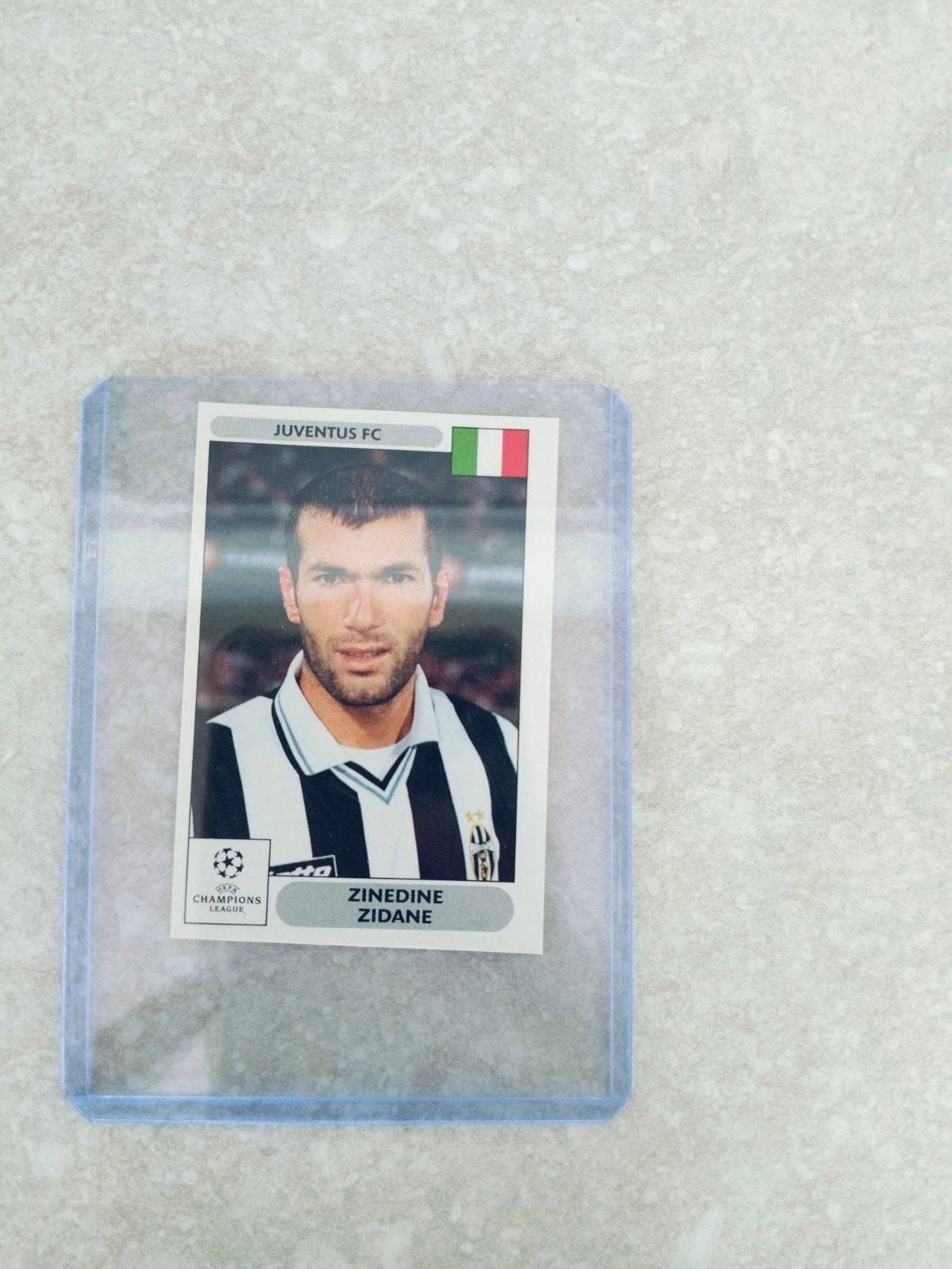 Panini sticker Champions League 2000-2001 zinedine Zidane, Enlèvement ou Envoi, Autocollant