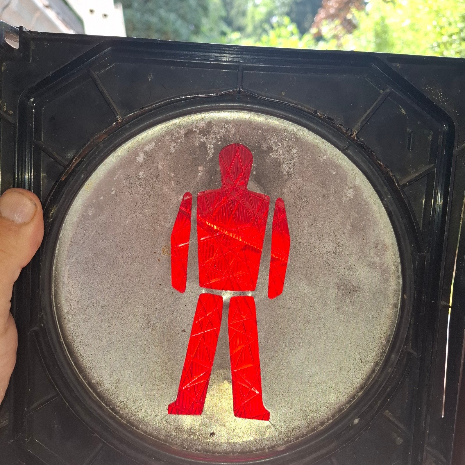 Optiques de passage pour piétons., 30 cm, Mobile, Objet, Rouge