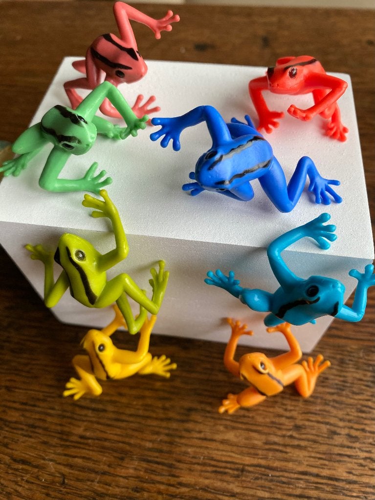 7 Grenouilles en caoutchouc :jeux pour enfants, Enlèvement ou Envoi
